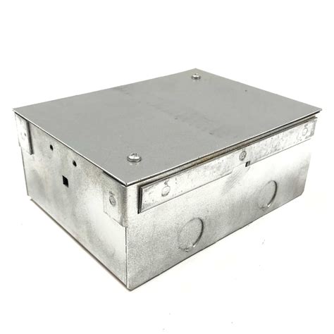 tab 62w 2 gang steel floor box for wood subfloors|Steel City 62W .